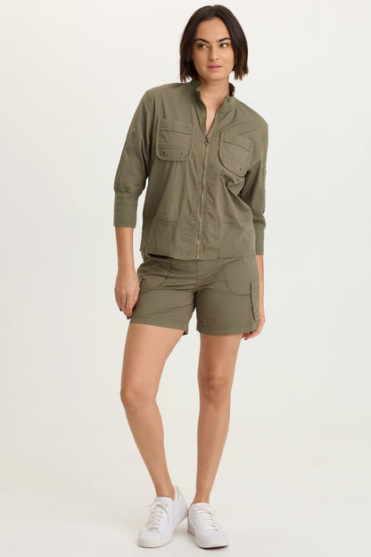 Haike Poplin Cargo Short