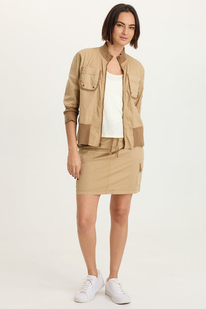 Saba Poplin Cargo Mini Skirt