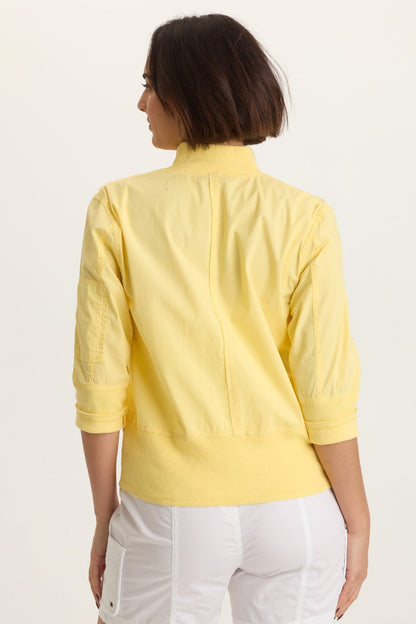 Kevone Poplin Bomber Jacket