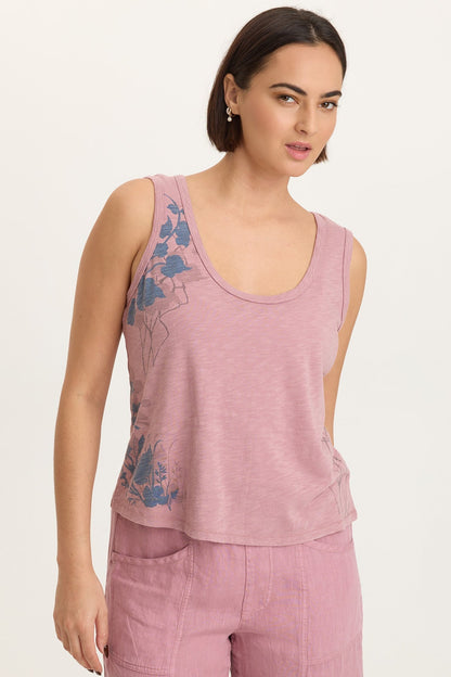 Printed Etano Jersey Tank