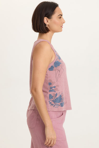 Printed Etano Jersey Tank