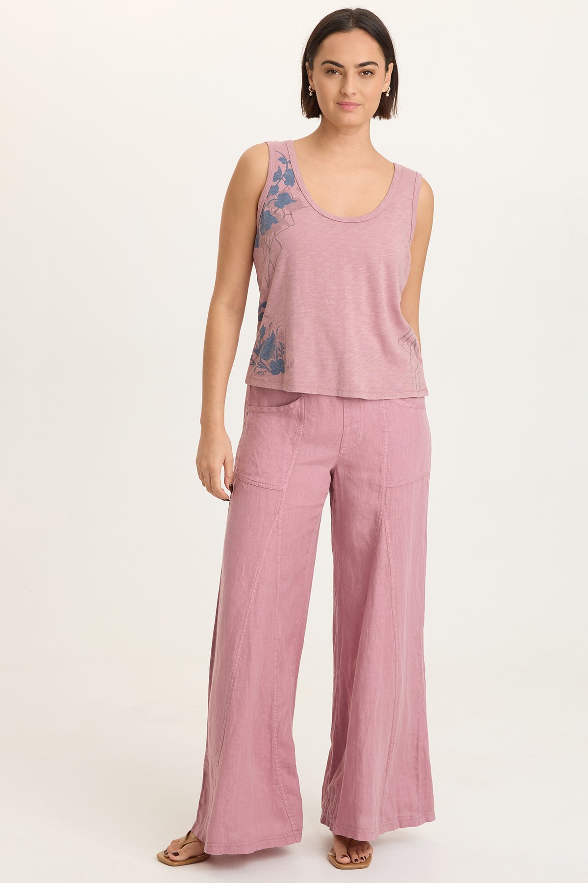 Printed Etano Jersey Tank