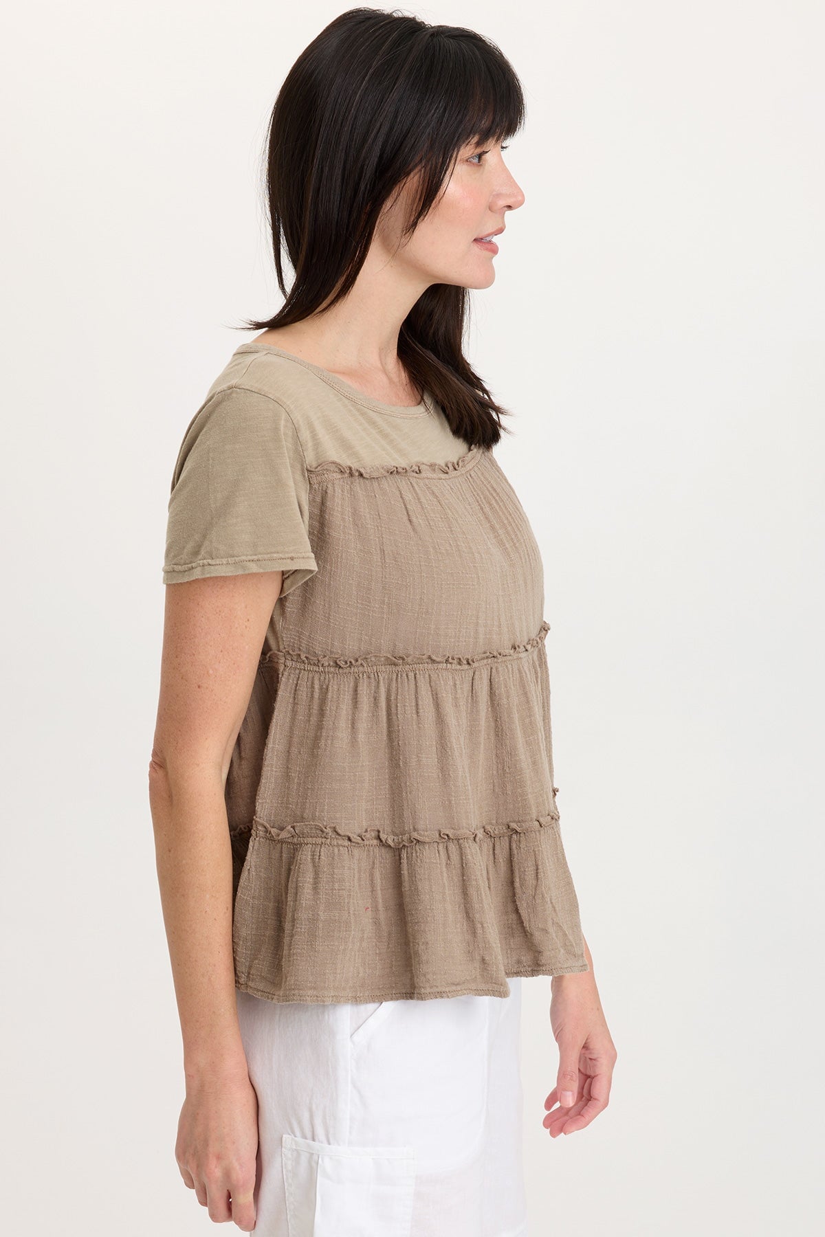 Balinda Gauze Babydoll Top