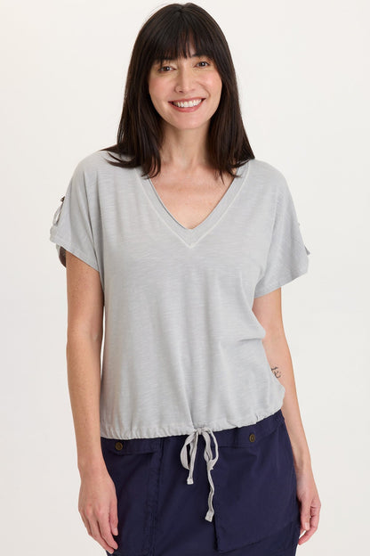Knit Bower Cinchable Hem Top