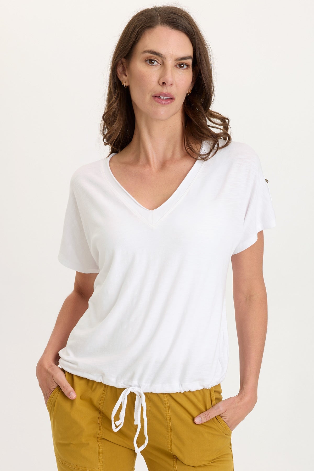 Knit Bower Cinchable Hem Top