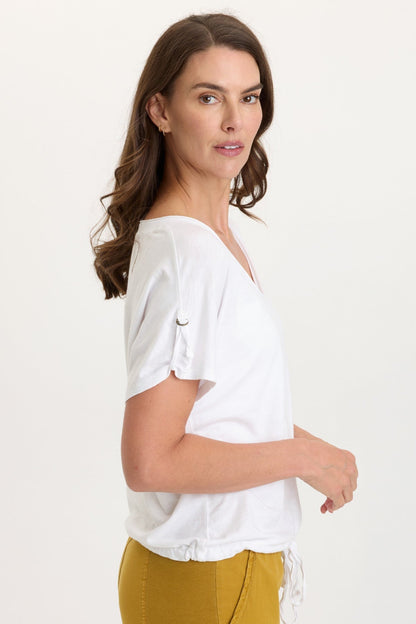 Knit Bower Cinchable Hem Top