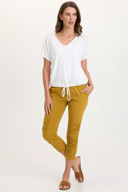 Knit Bower Cinchable Hem Top