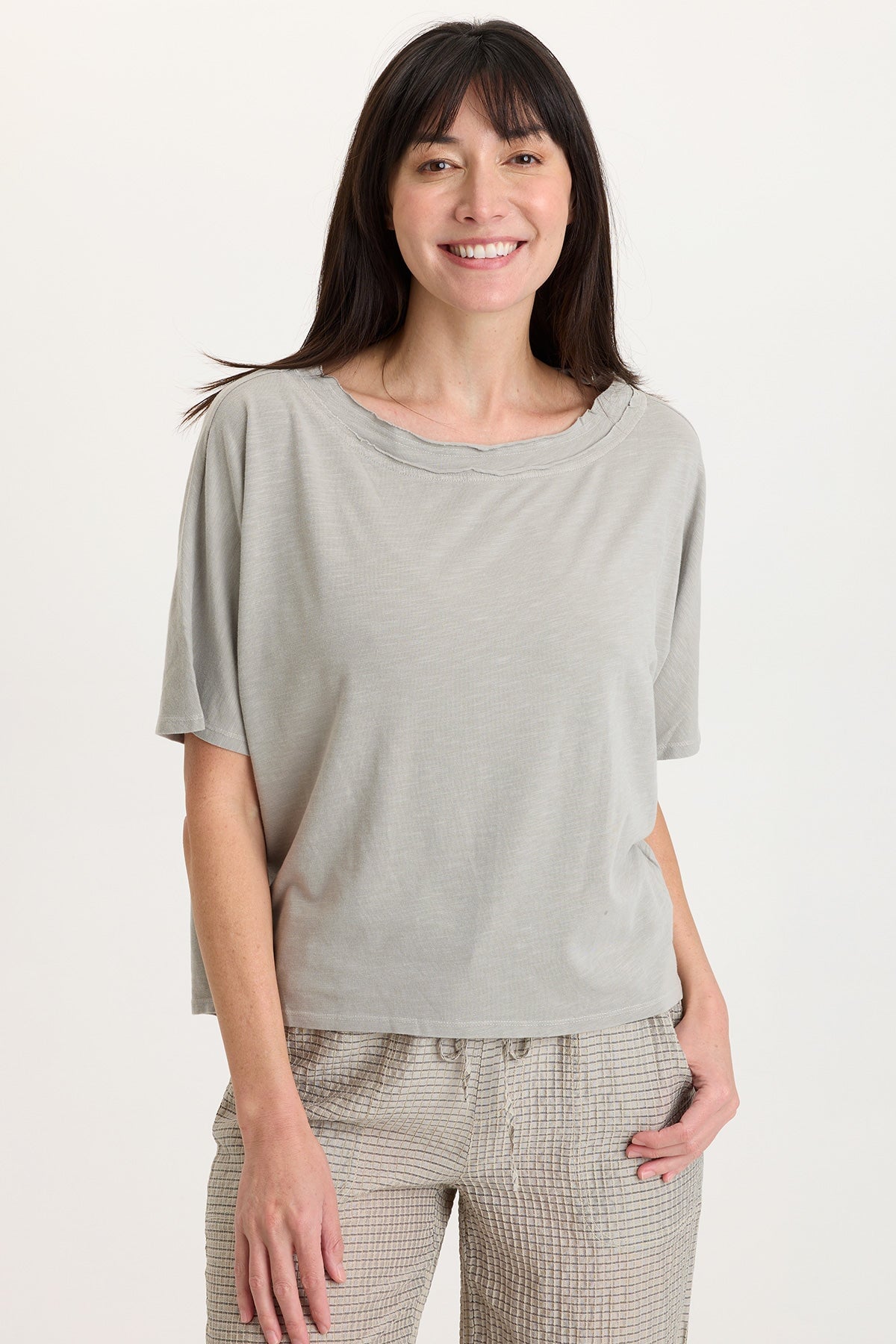 Lyra Jersey Boatneck Tee