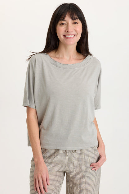 Lyra Jersey Boatneck Tee