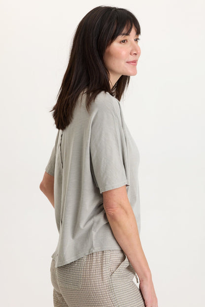Lyra Jersey Boatneck Tee