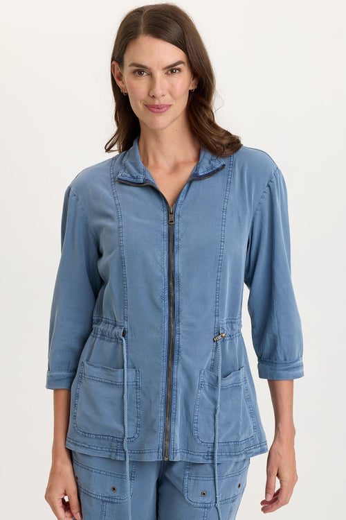 Jameson Twill Zip-Up Jacket