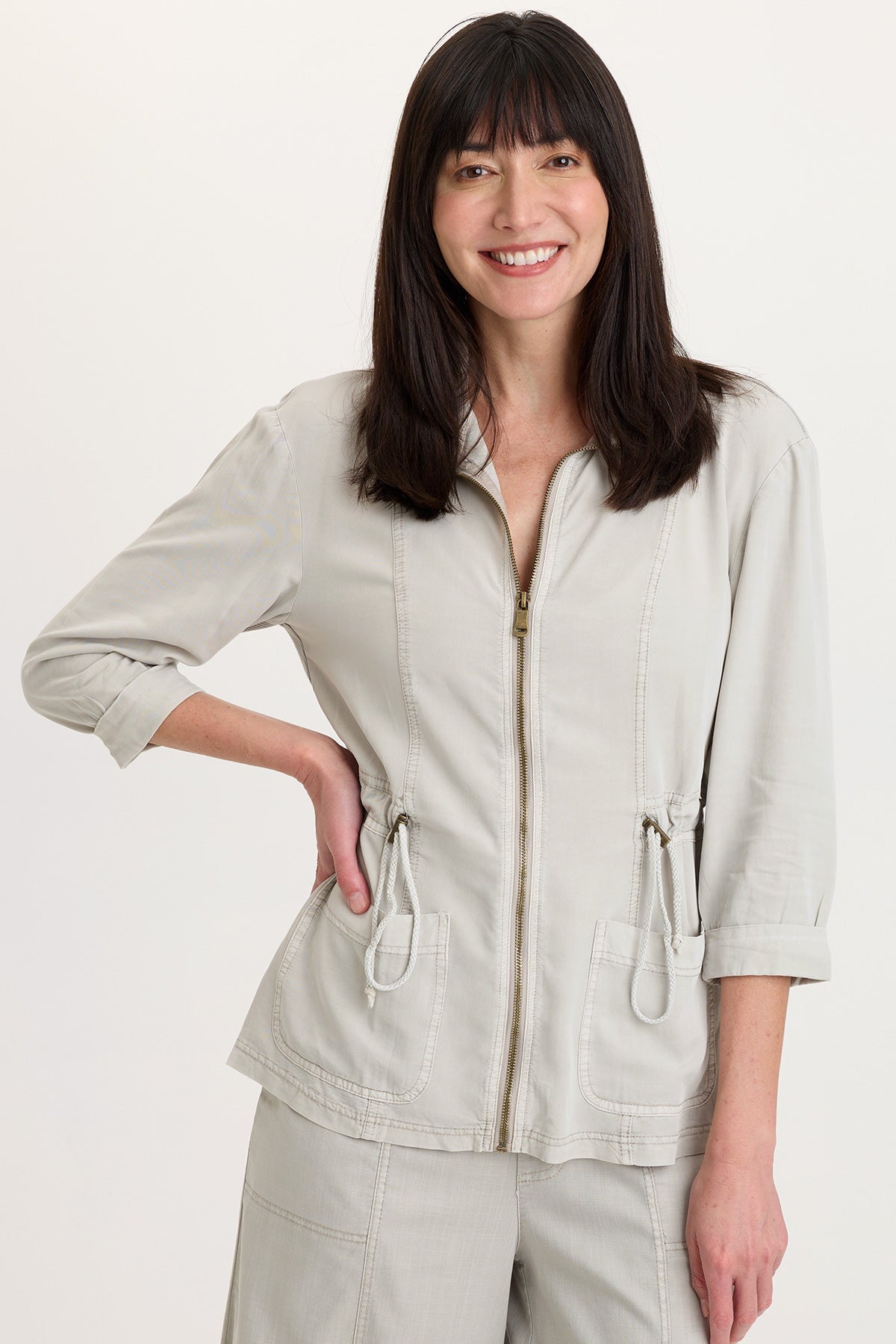 Jameson Twill Zip-Up Jacket