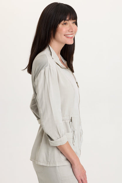 Jameson Twill Zip-Up Jacket