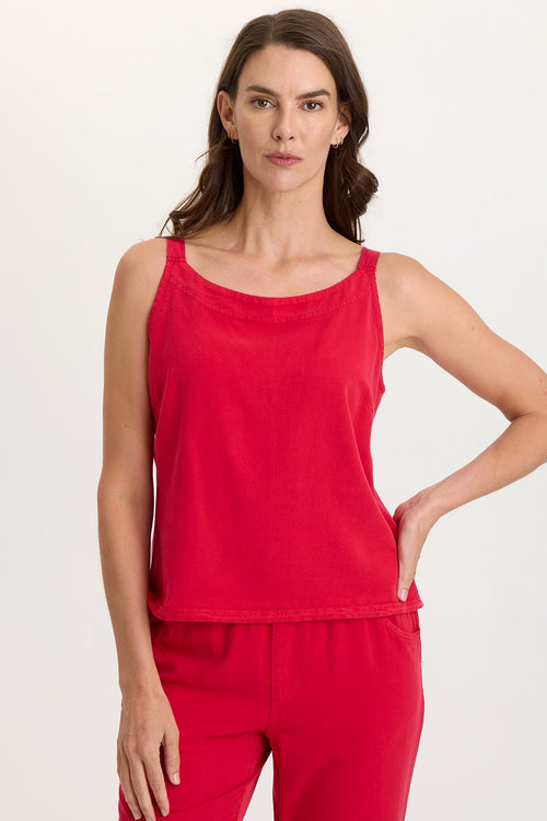 Kai Twill Strappy Tank