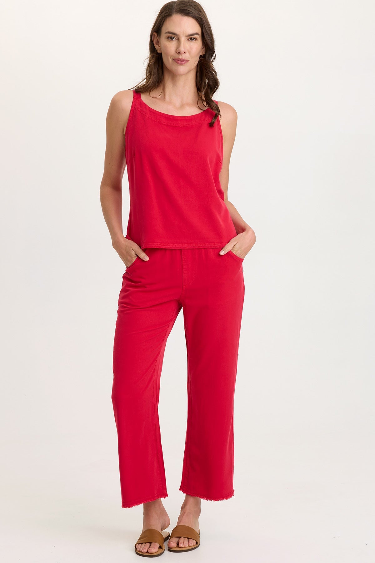 Kai Twill Strappy Tank
