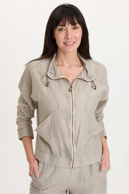 Ryker Waffle Weave Zip-Up Jacket