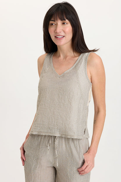 Aria Waffle Weave Tank