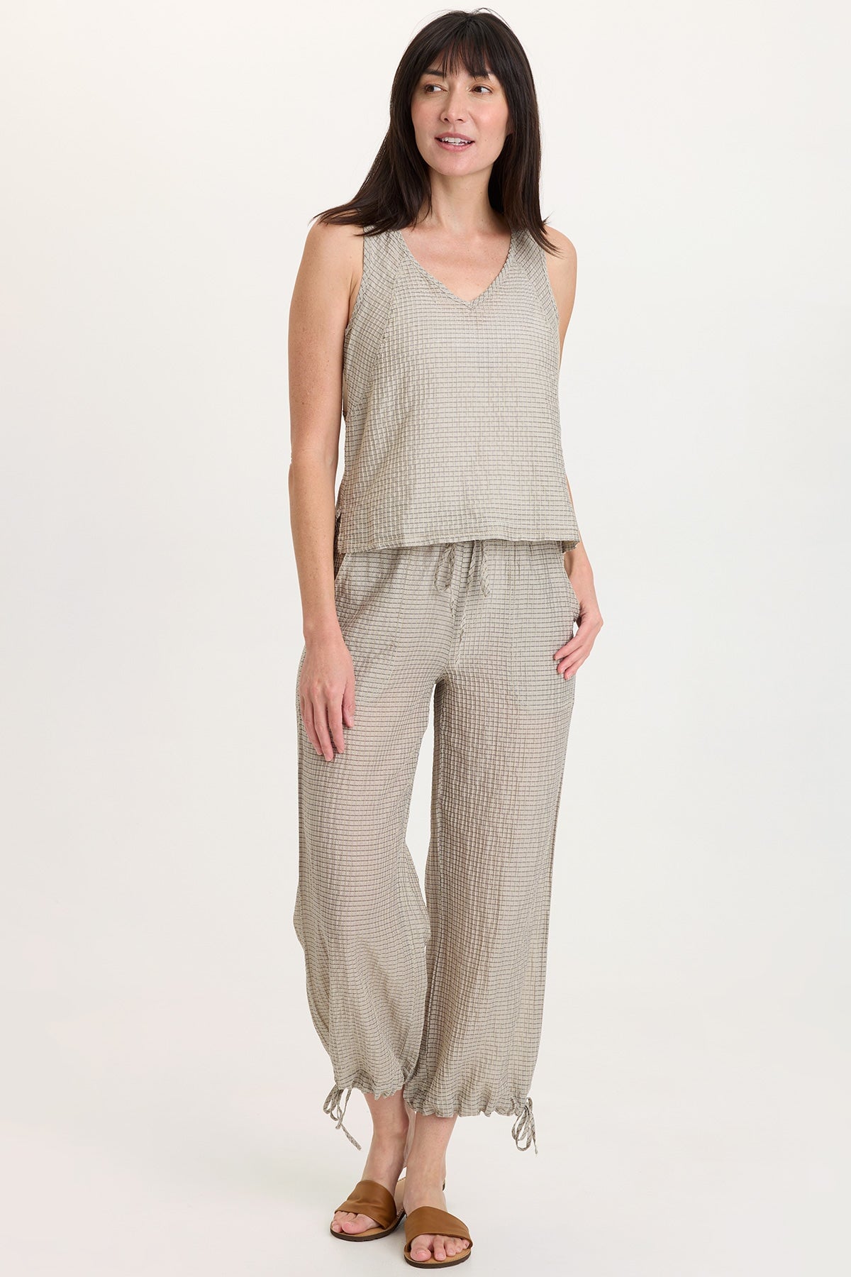 Aria Waffle Weave Tank