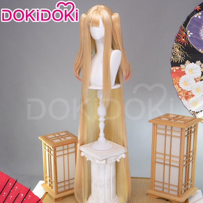 【150CM】DokiDoki Anime Cosmic Princess Kaguya! Cosplay Kaguya Wig Long Straight Light Brown Hair