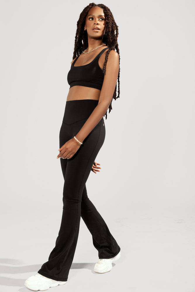 Supersculpt™ Flared Legging with Pockets - Black