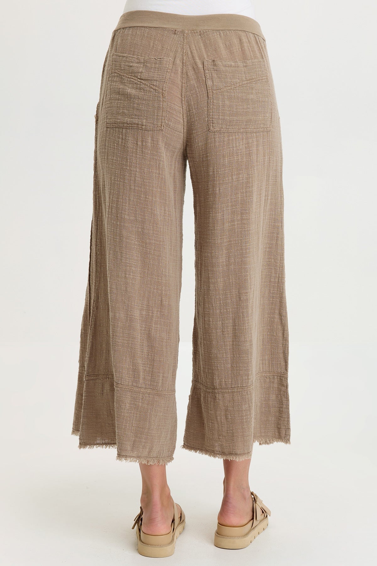 Ace Gauze Wide Leg Crop
