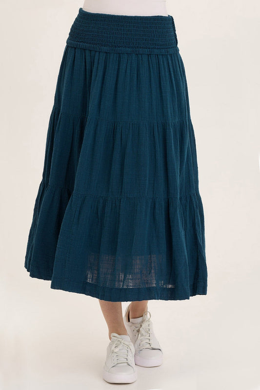 Paigene Gauze Tiered Skirt