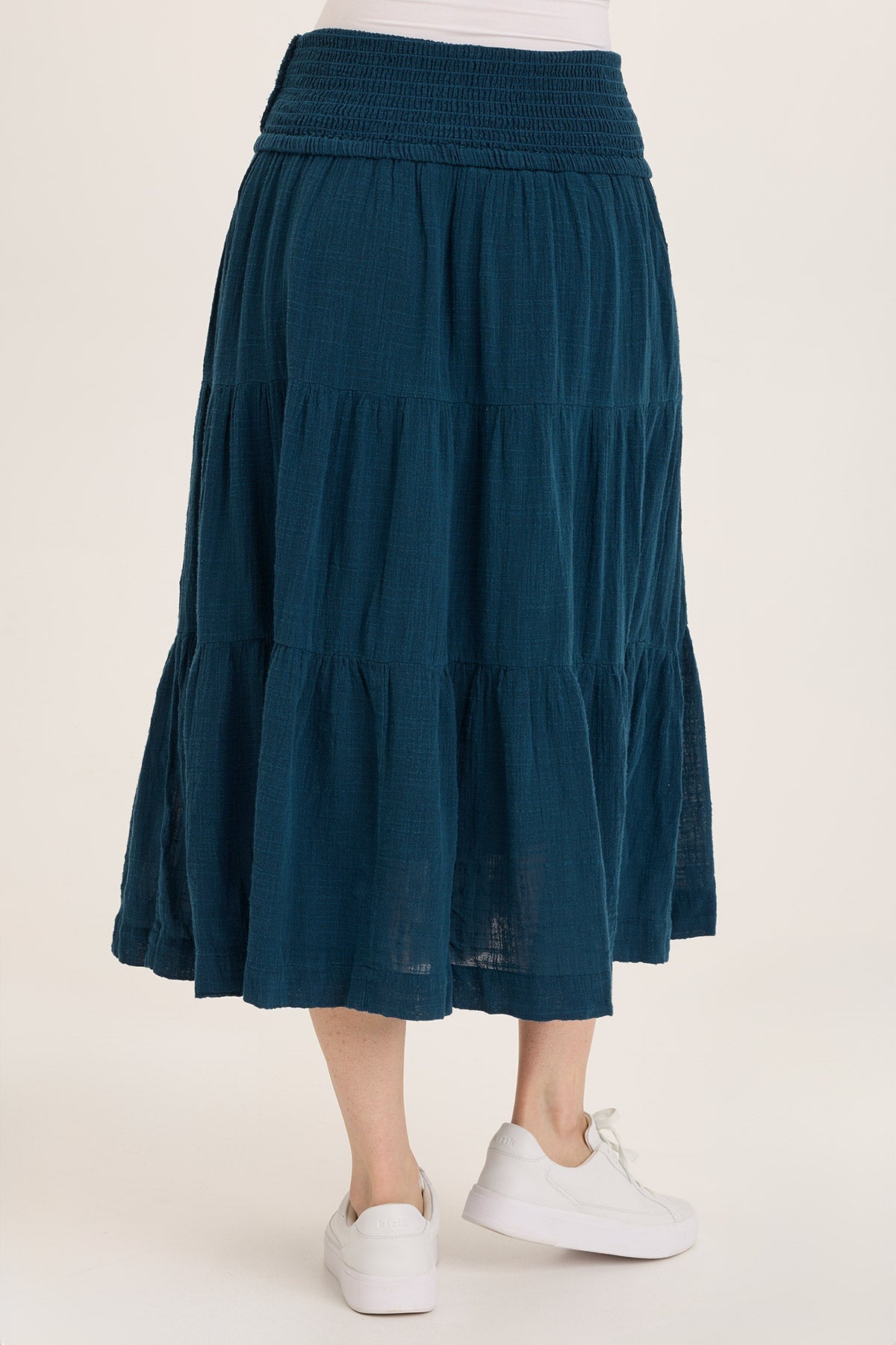 Paigene Gauze Tiered Skirt