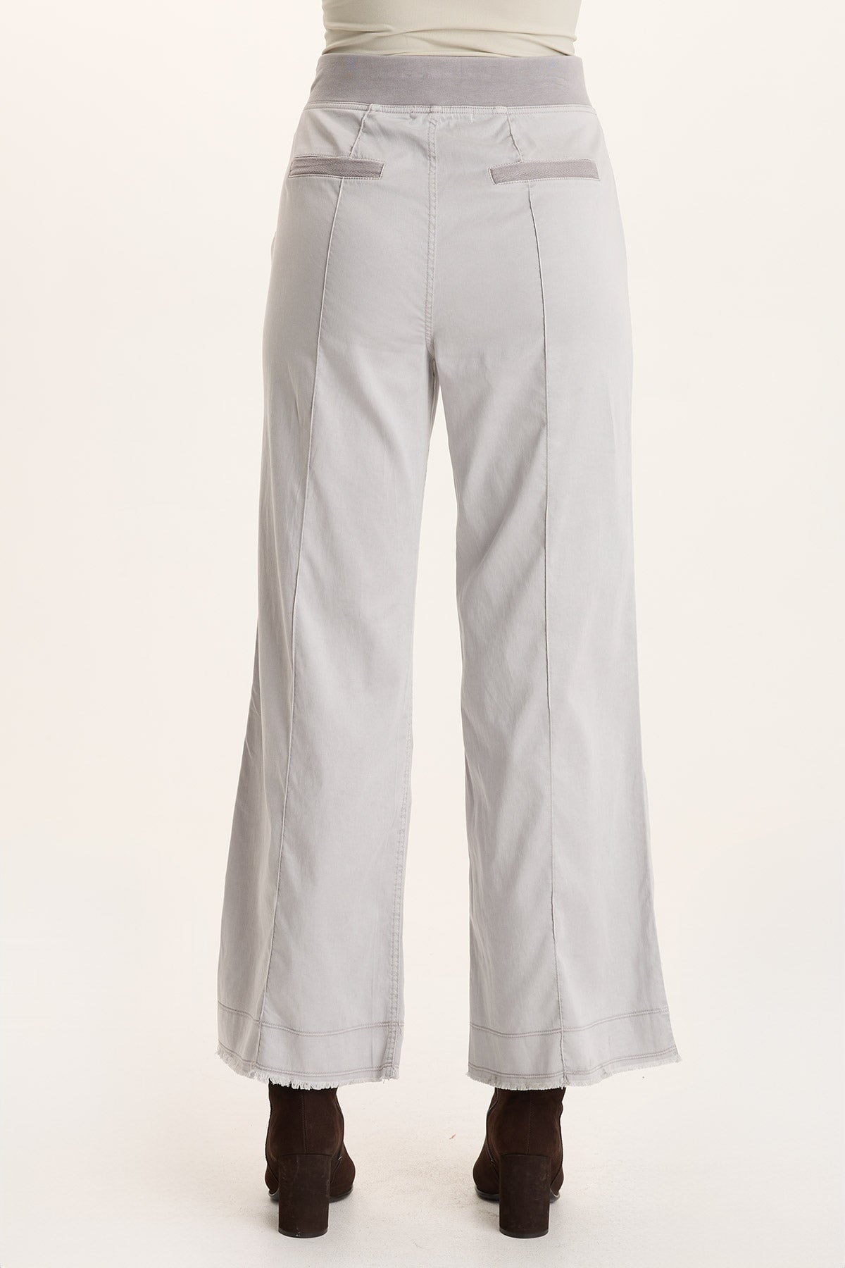 Orn Tencel Pull-On Wide-Leg Pant
