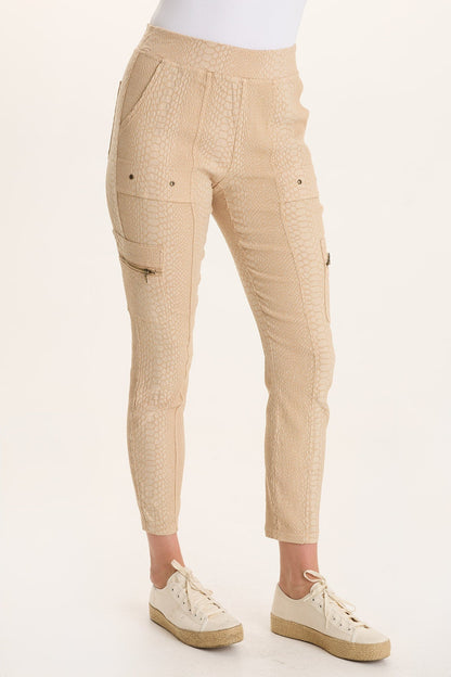 Gamlin Textured Jacquard Elevated Legging