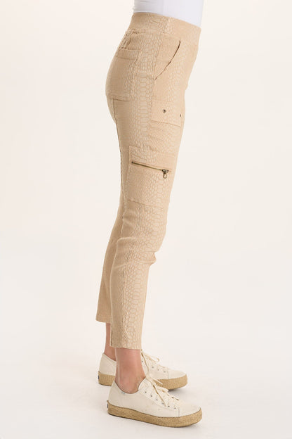 Gamlin Textured Jacquard Elevated Legging