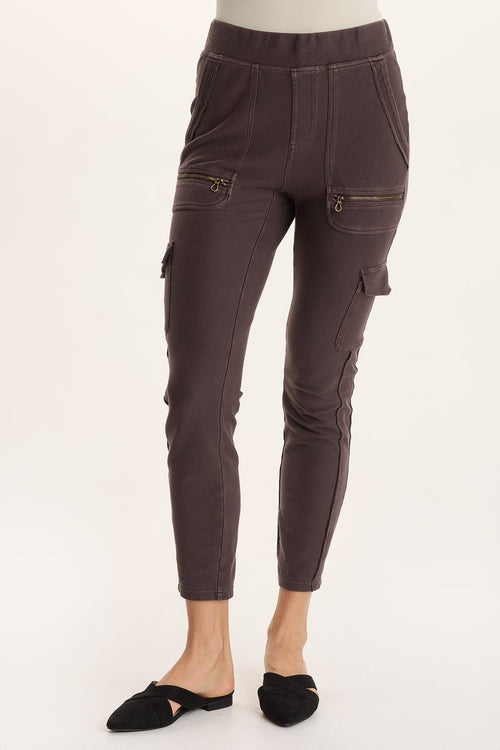 Keelie Twill Knit Elevated Pocket Legging