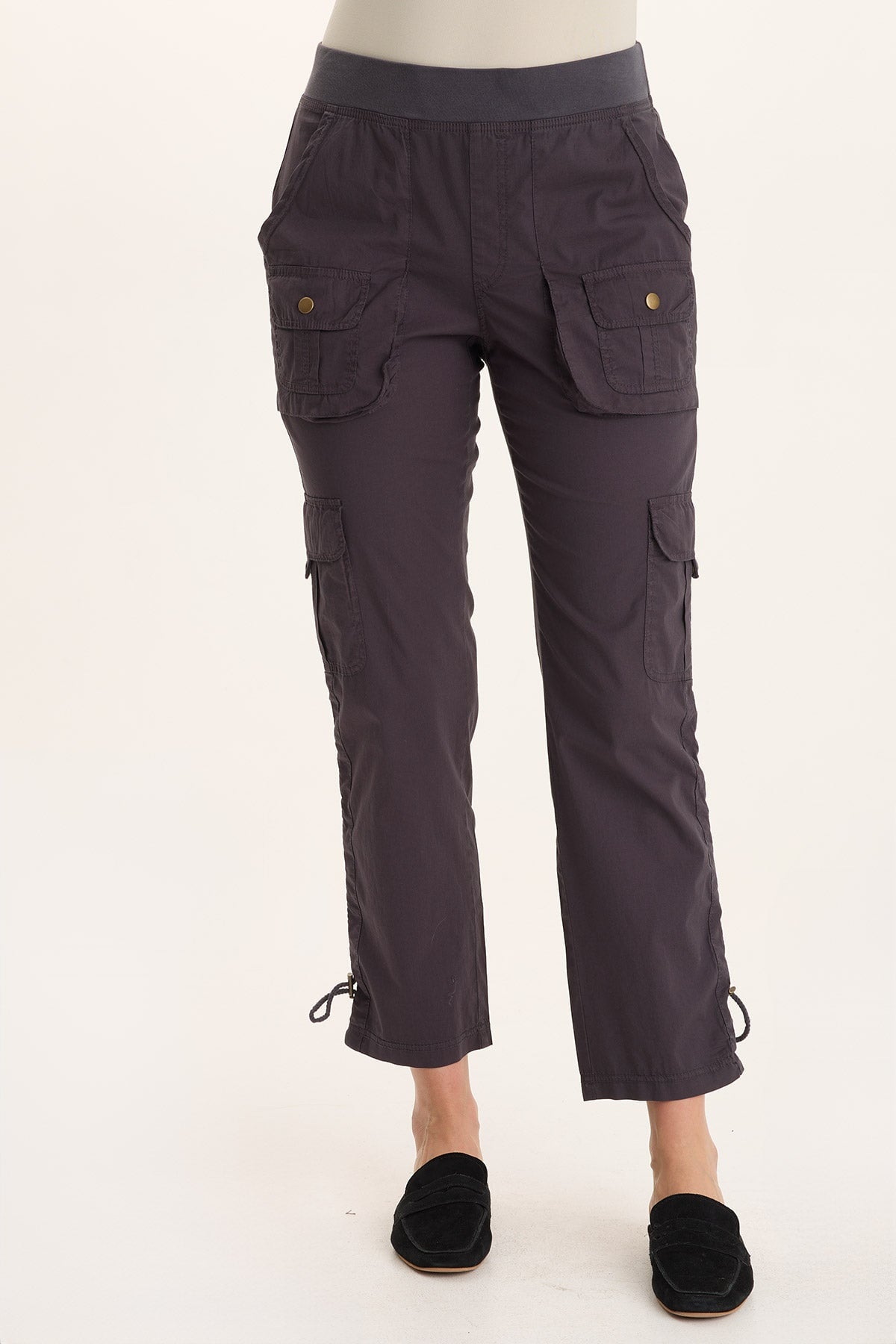Keon Adjustable Cord Slim Leg Cargo Pant