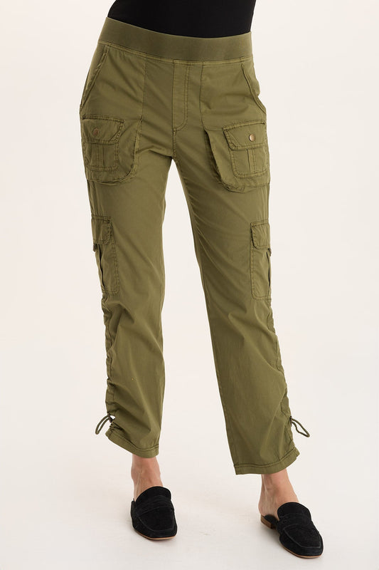 Keon Adjustable Cord Slim Leg Cargo Pant
