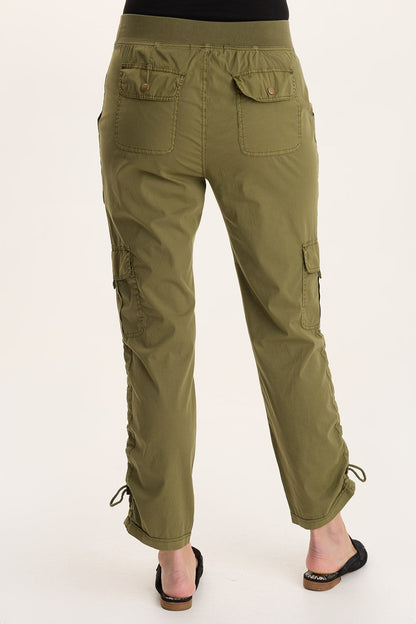 Keon Adjustable Cord Slim Leg Cargo Pant