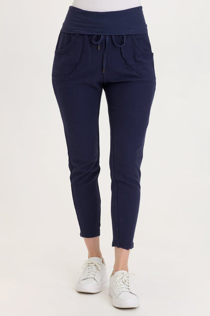 Kiefer Slim Leg Crepe Knit Pant