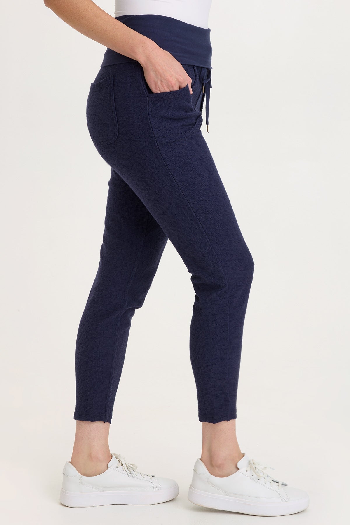 Kiefer Slim Leg Crepe Knit Pant
