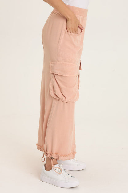 Ingram Cinchable Cargo Twill Skirt