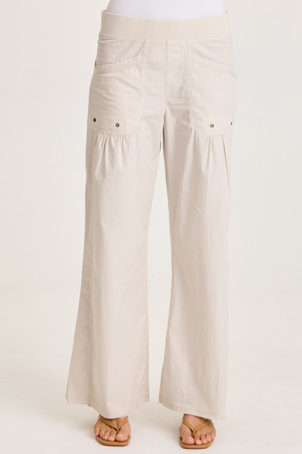 Brently Poplin Wide Leg Pant