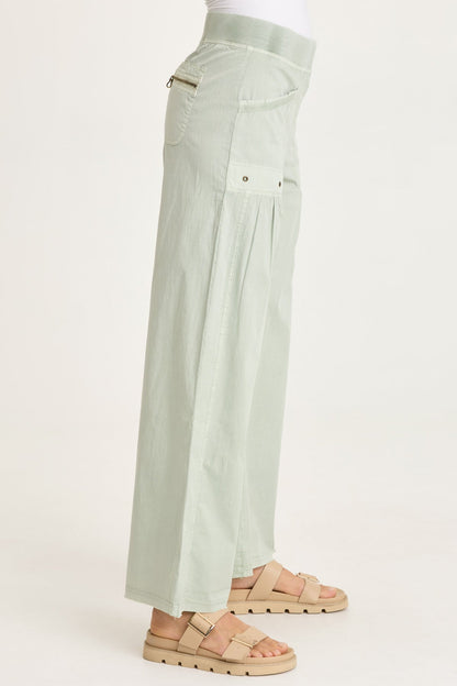 Brently Poplin Wide Leg Pant