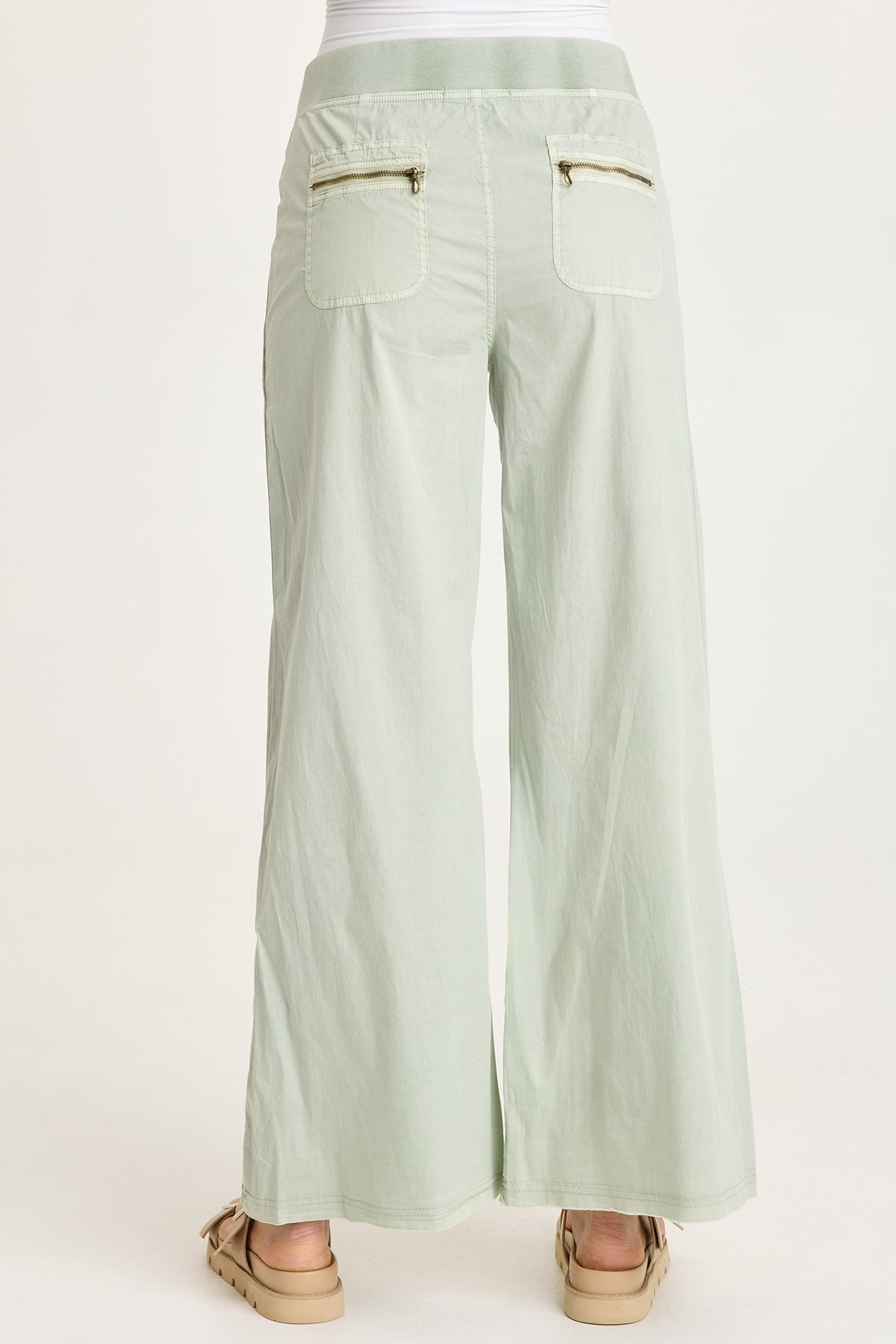 Brently Poplin Wide Leg Pant