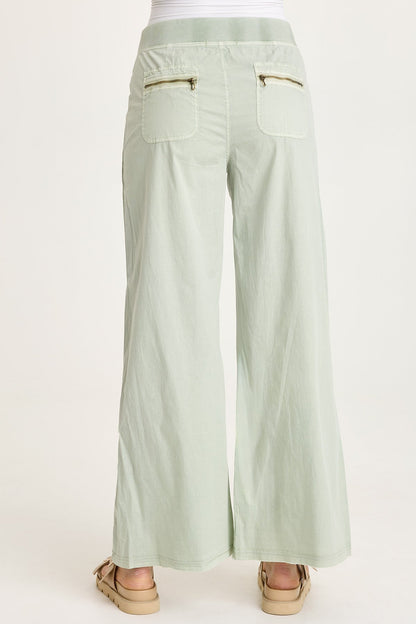 Brently Poplin Wide Leg Pant