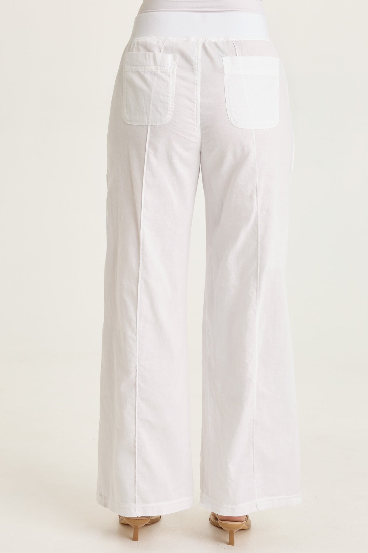 Torryn Linen Zipper Pockets Pants