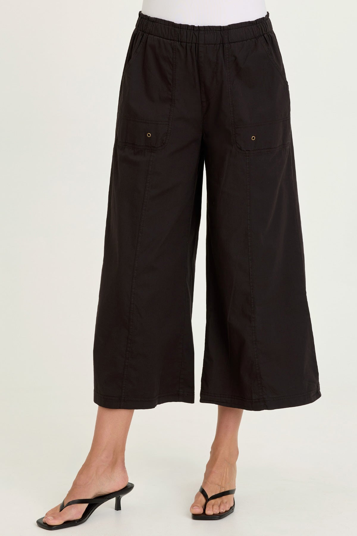 Gottfried Poplin Gaucho Crop