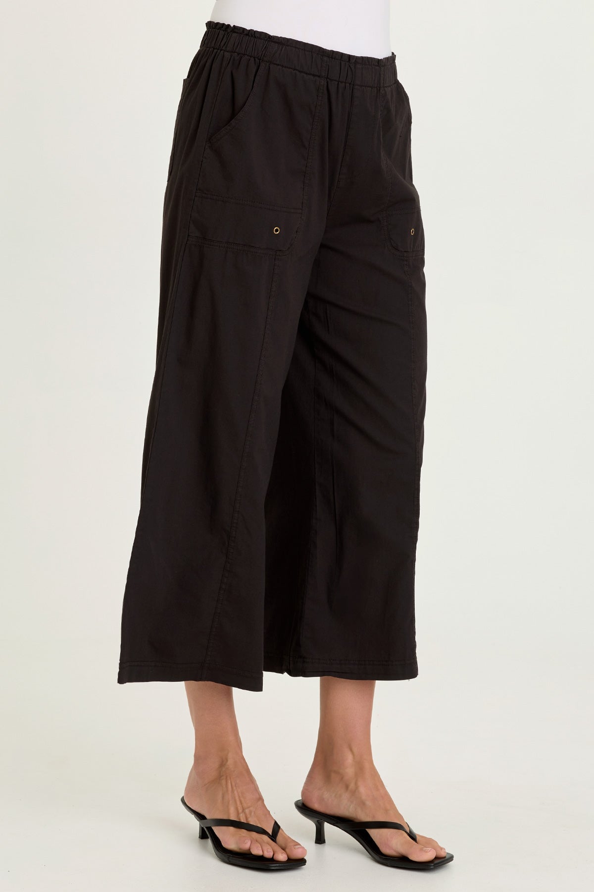 Gottfried Poplin Gaucho Crop