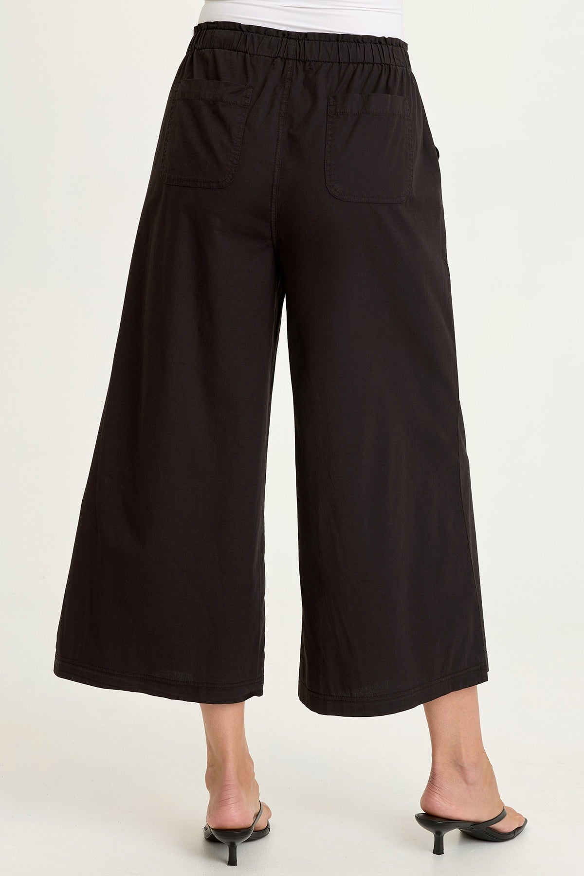 Gottfried Poplin Gaucho Crop