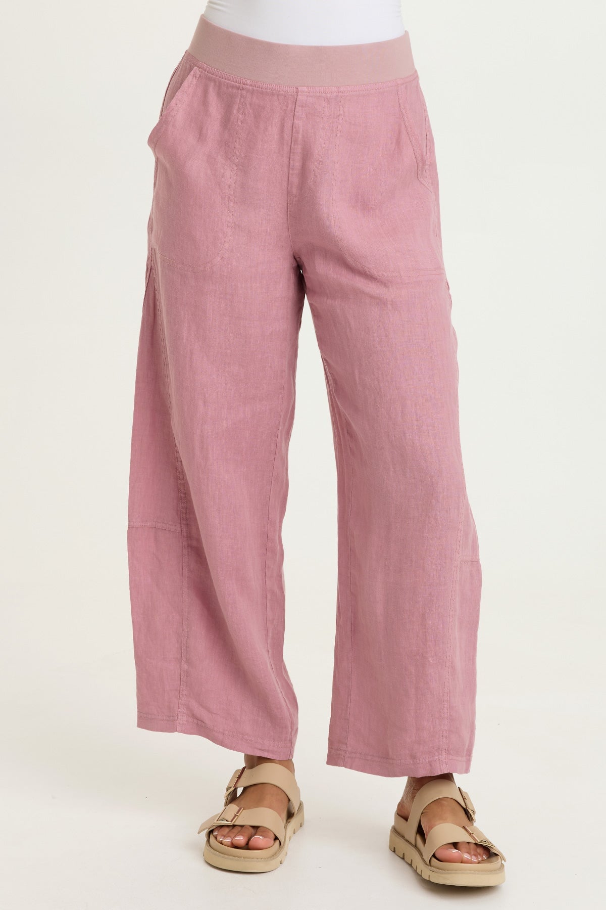 Nao Linen Barrel Crop