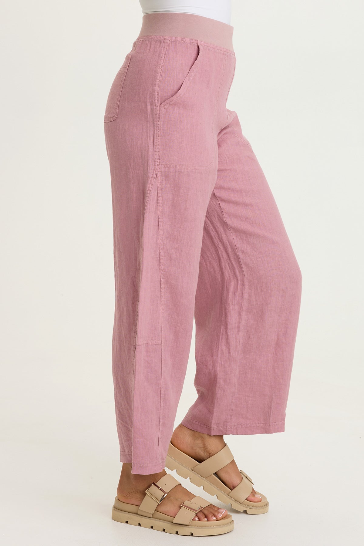 Nao Linen Barrel Crop