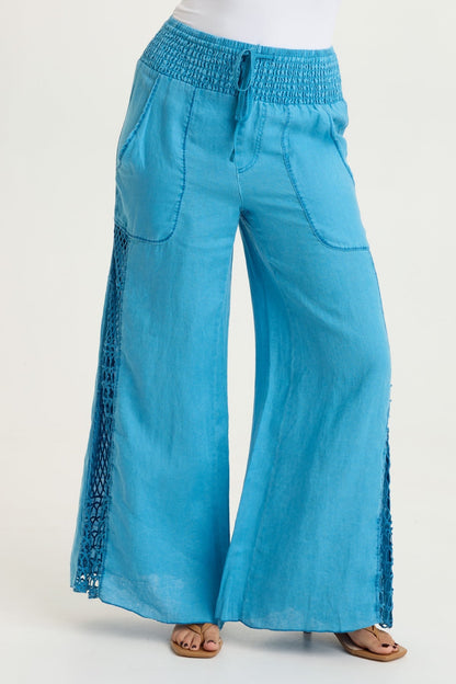 Garcia Linen Crochet Pant