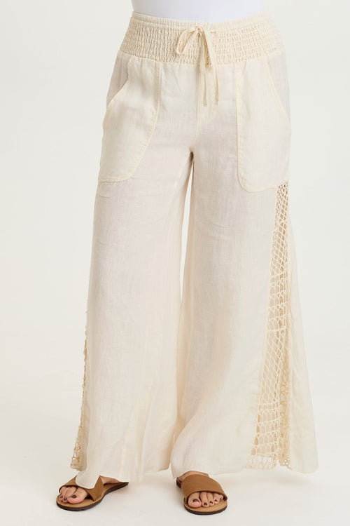 Garcia Linen Crochet Pant