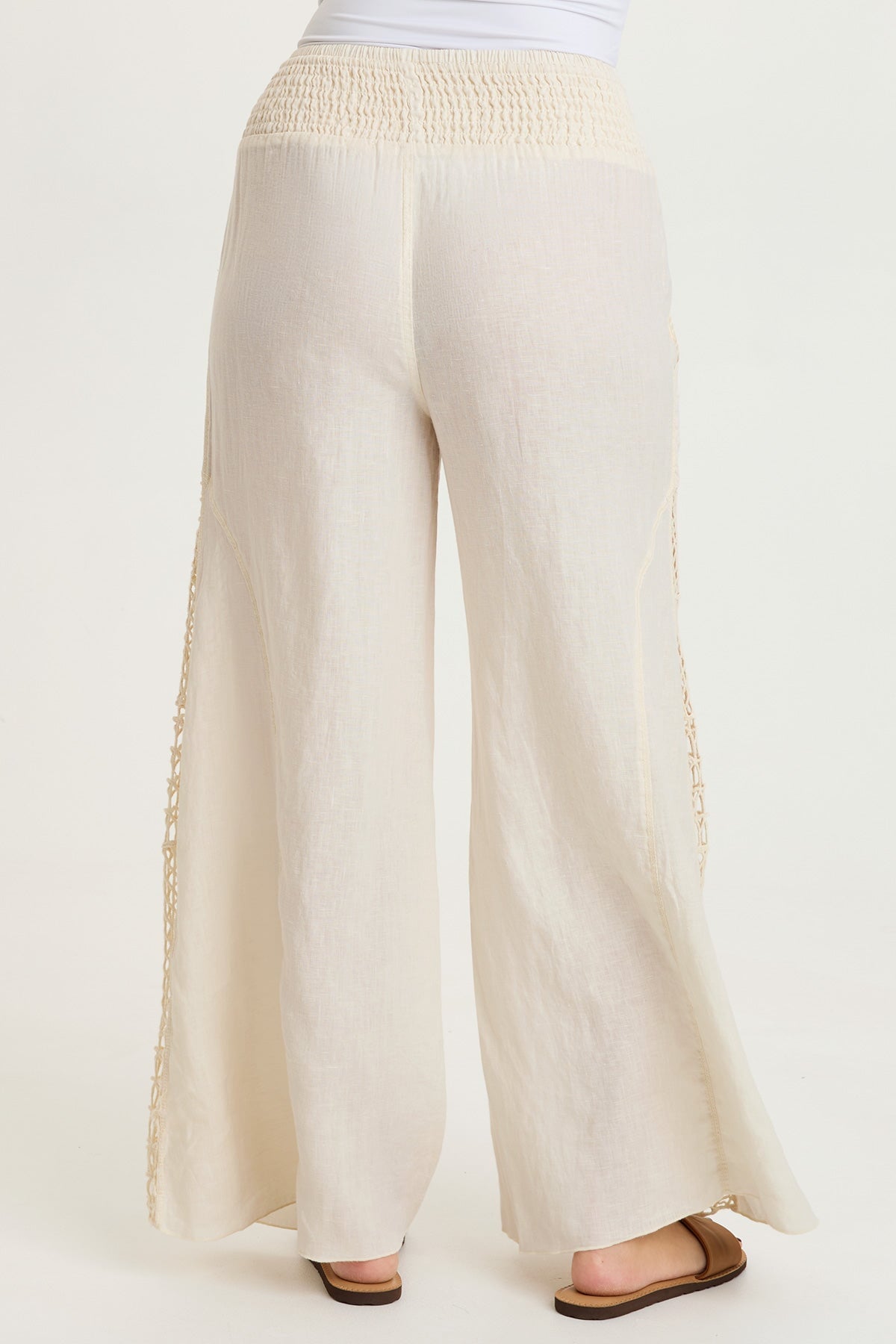 Garcia Linen Crochet Pant